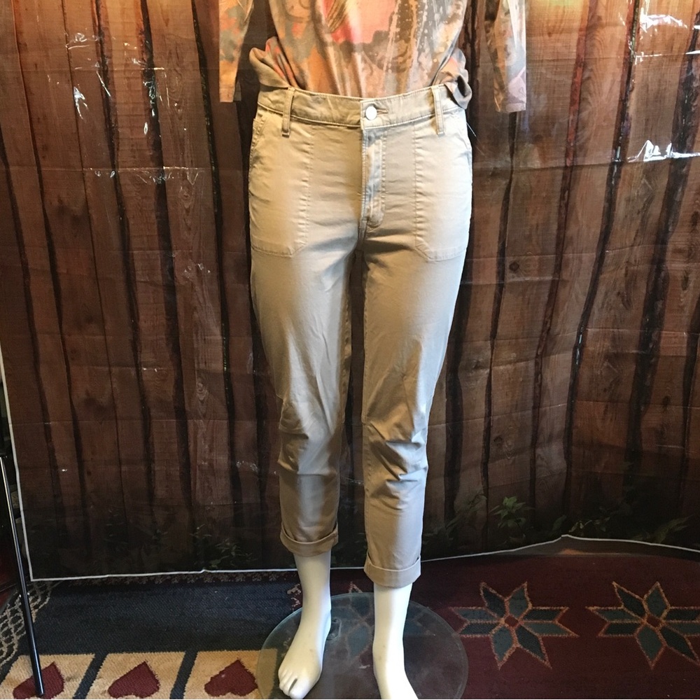 Lucky Brand Tan Ankle Cropped Jeans Versatile Style